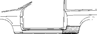 VAN WEZEL 3727141 -  Боковина